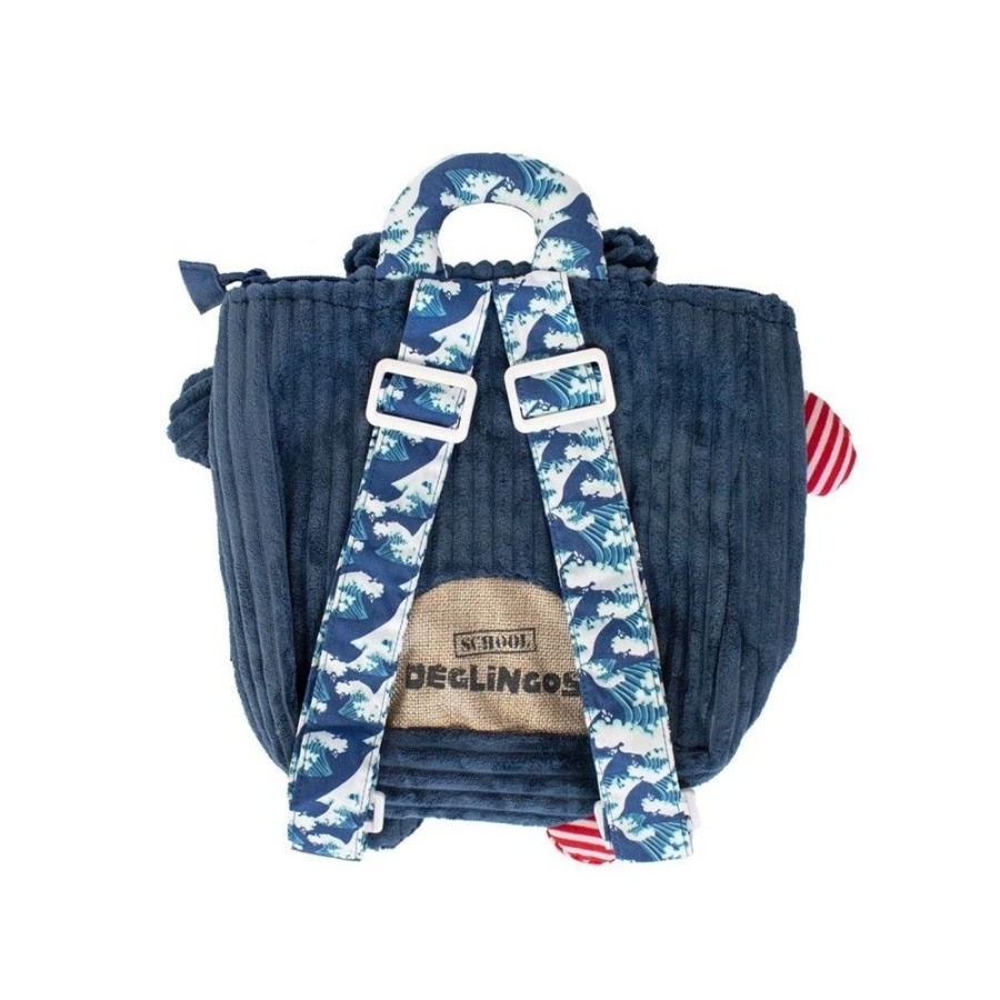 Bags Les déglingos | Les Deglingos Kinderbag Blue (35017) - Junior Steps