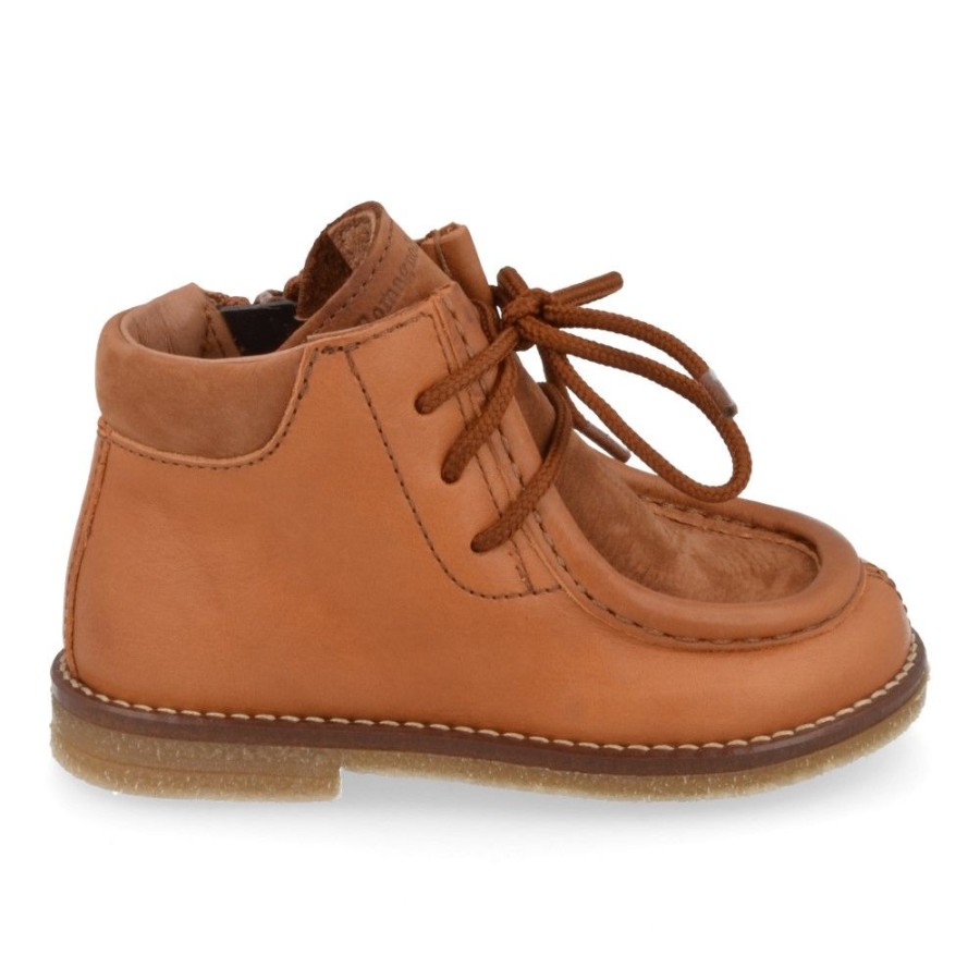 Children'S Shoes For Jongens Romagnoli | Romagnoli Lace-Up Boots Cognac (3232R338) - Junior Steps