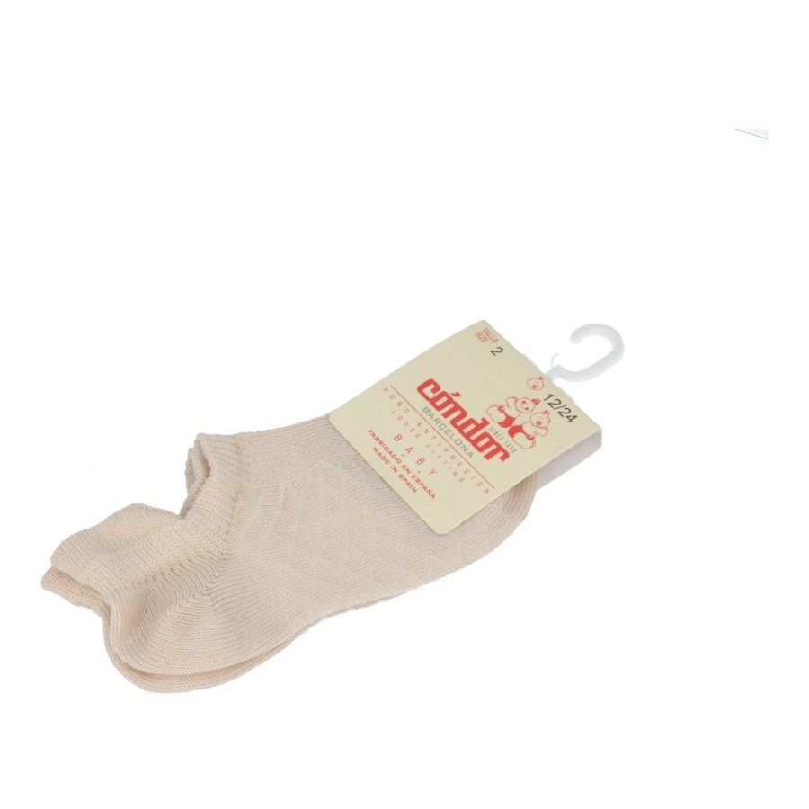 Accessories condor | Condor Sneaker Socks Beige (2.689/4 Col.304) - Junior Steps