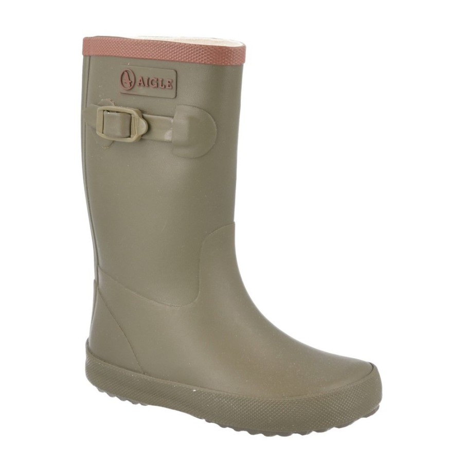 Children'S Shoes For Jongens bama | Aigle Rain Boots Khaki Boys (24567) - Junior Steps