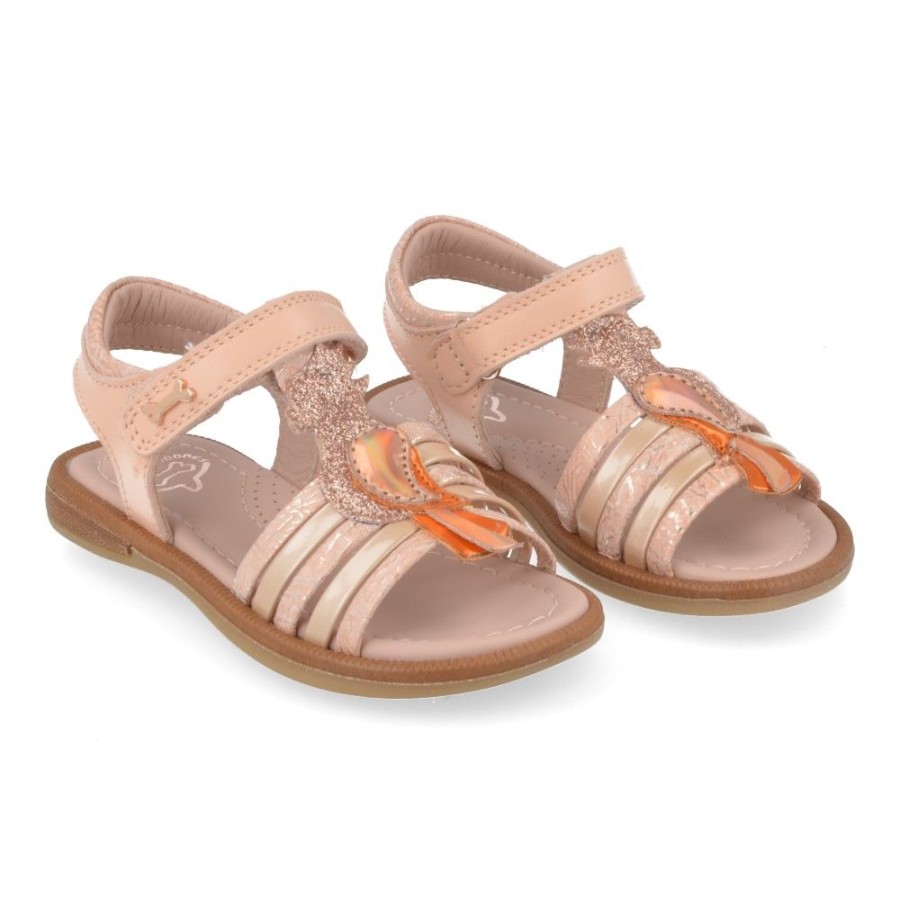 Children'S Shoes For Meisjes stones and bones | Stones And Bones Sandals Nude Girls (Zalli) - Junior Steps