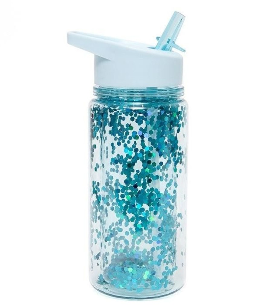 Accessories petit monWholesale | Petit Monkey Drinking Bottle Blue Girls () - Junior Steps