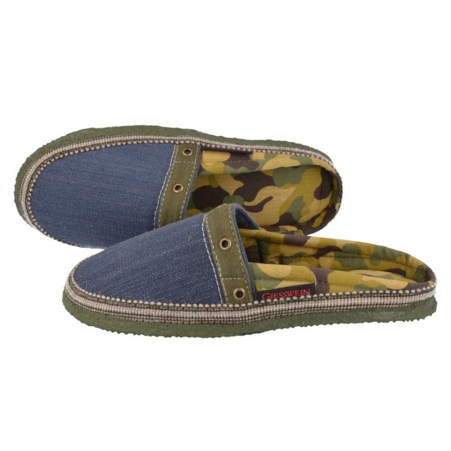 Children'S Shoes For Jongens giesswein | Giesswein Slippers Blue Boys (44608) - Junior Steps