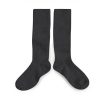 Accessories collegien | Collegien Knee Socks Anthracite (2950/C38) - Junior Steps