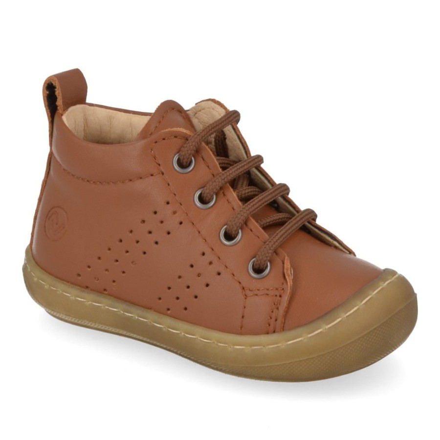 Children'S Shoes For Jongens lunella | Lunella Lace Shoe Cognac (23550) - Junior Steps