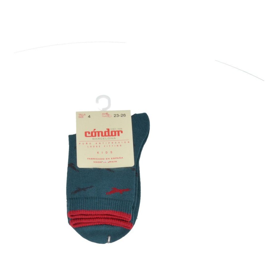 Accessories condor | Condor Socks Petrol (3.856/4 Col. 424) - Junior Steps