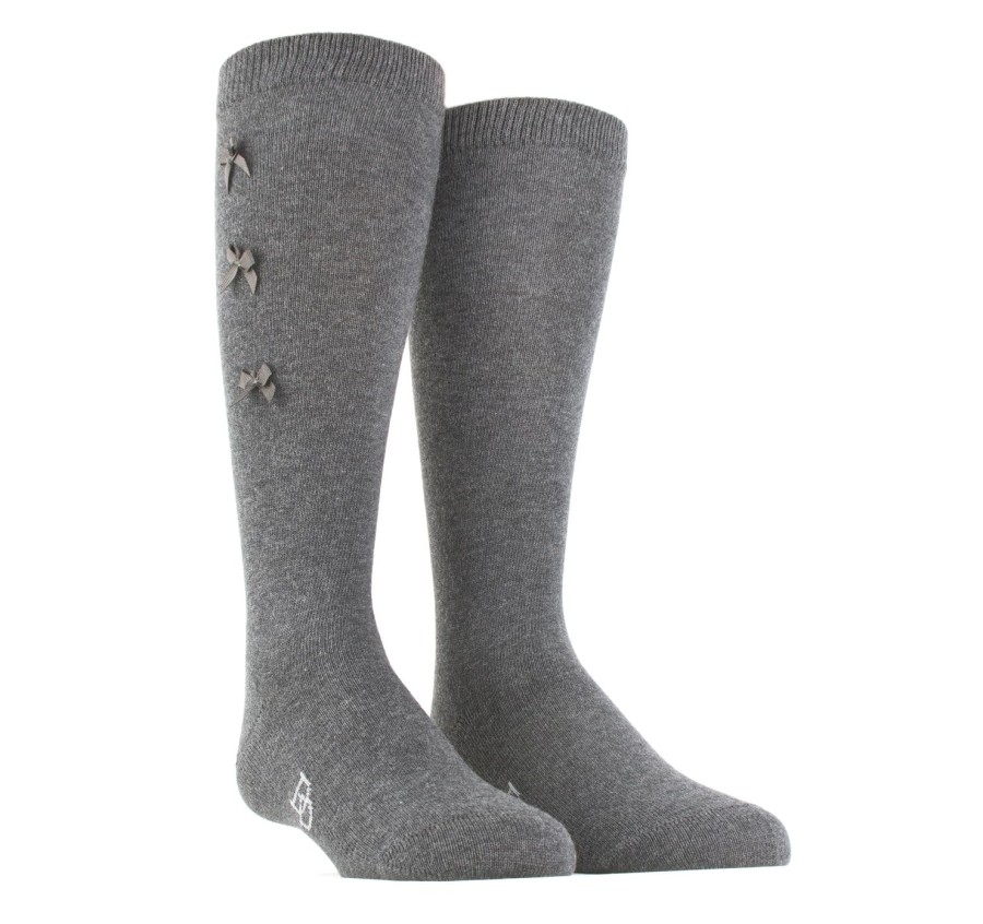 Accessories doré doré | Dore Dore Knee Socks Dark Grey Girls (Ap116064/320) - Junior Steps