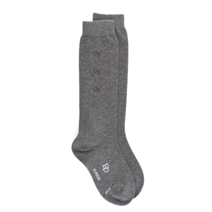 Accessories doré doré | Dore Dore Knee Socks Dark Grey Girls (Ap116064/320) - Junior Steps