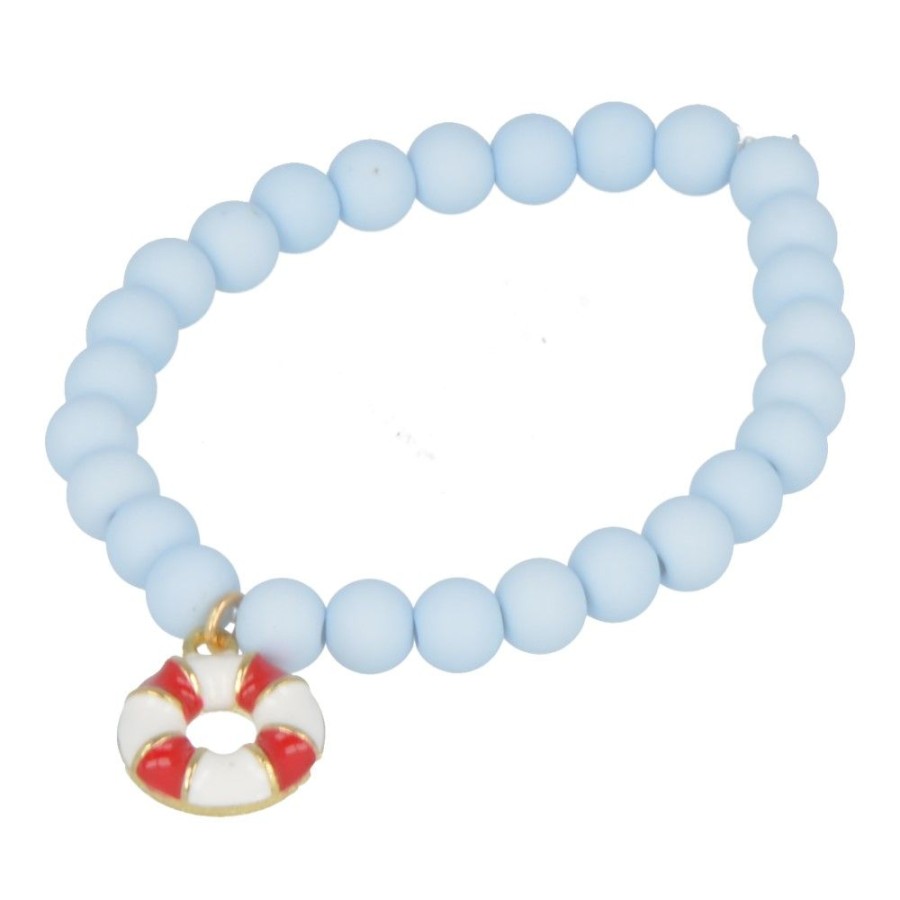 Accessories bizou milou | Bizou Milou Bracelets Light Blue Girls (Armbandjes) - Junior Steps