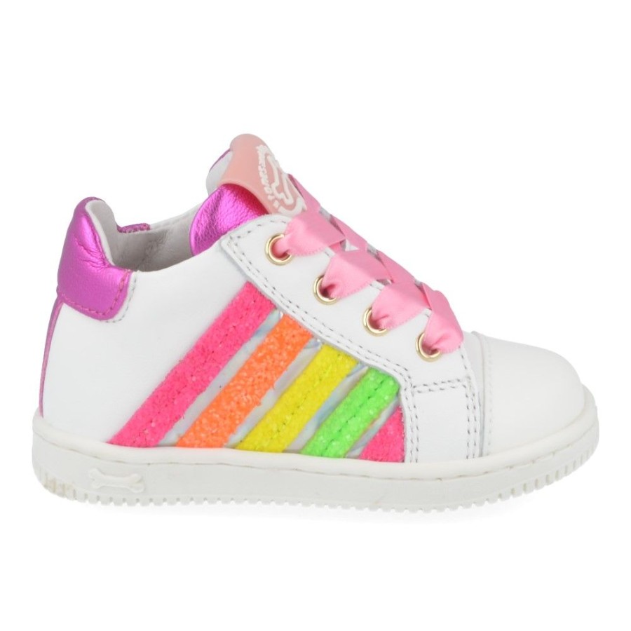 Children'S Shoes For Meisjes shoeboy | Stones And Bones Sneakers Wit Girls (Nita) - Junior Steps