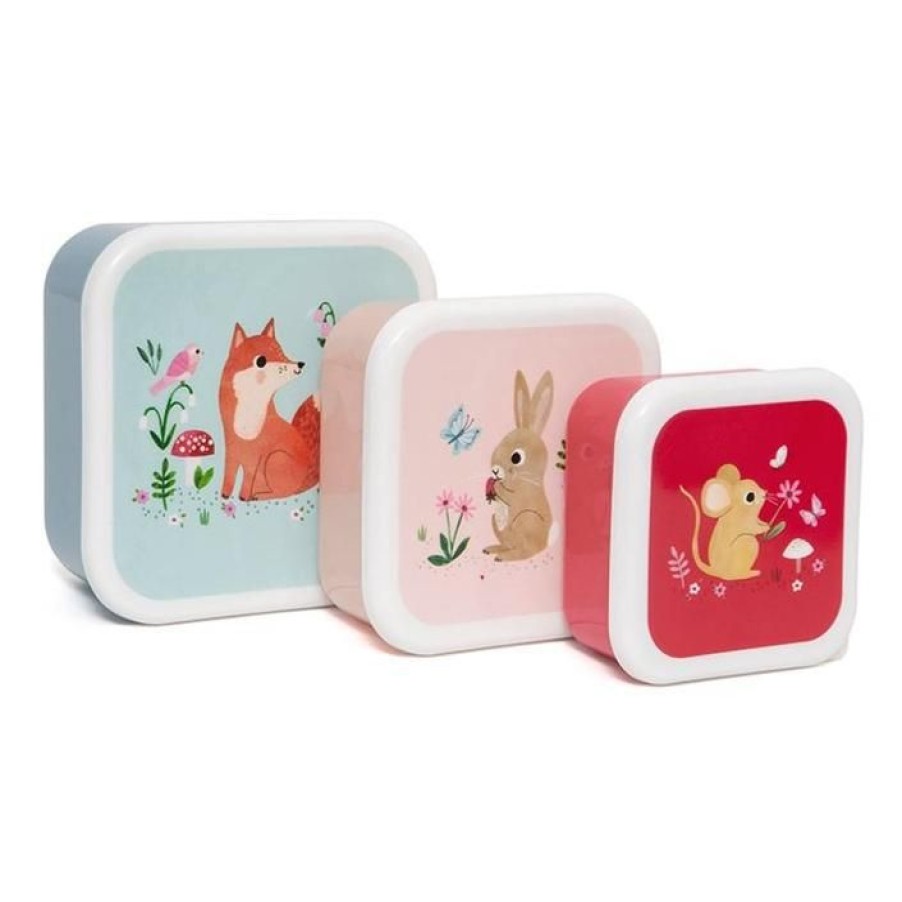 Accessories petit monWholesale | Petit Monkey Sandwich Box Blue () - Junior Steps