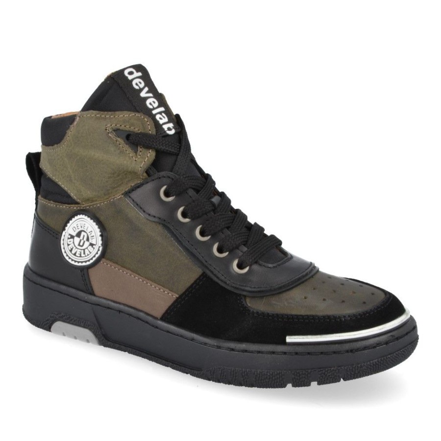 Children'S Shoes For Jongens falke | Develab Sneakers Khaki Boys (45721) - Junior Steps