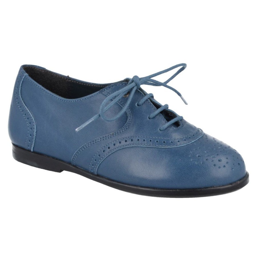 Children'S Shoes For Meisjes beberlis | Beberlis Lace Shoe Blue Girls (17358) - Junior Steps