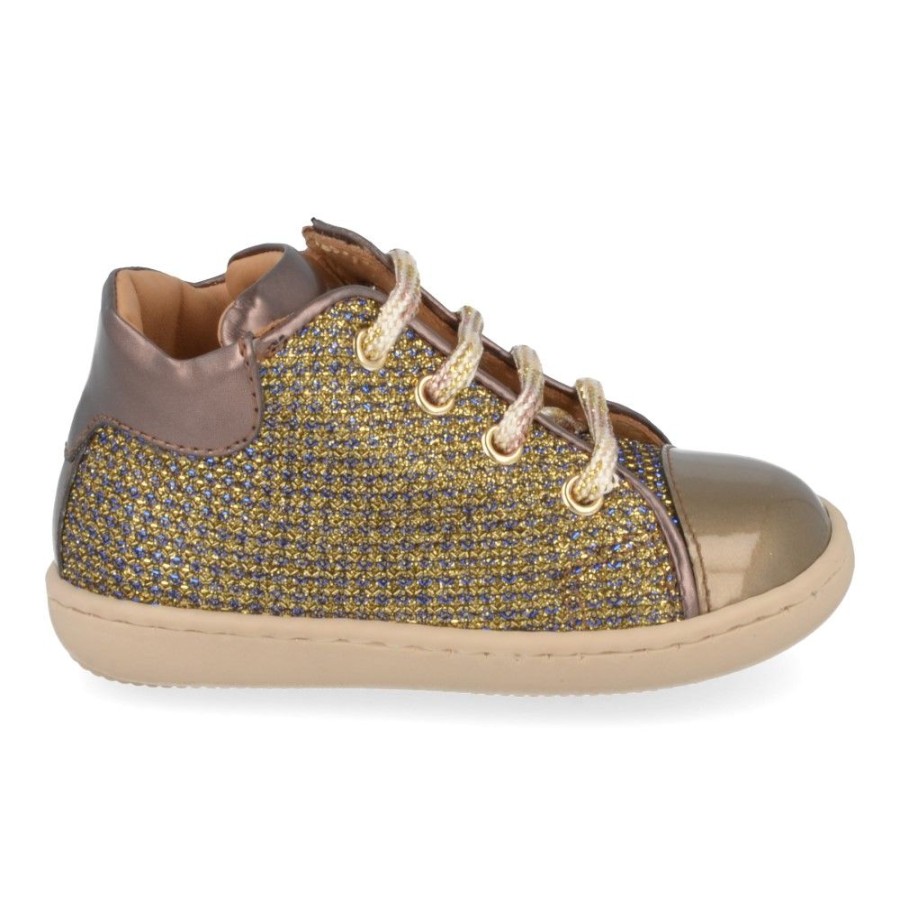 Children'S Shoes For Meisjes zecchino d'oro | Zecchino D'Oro Sneakers Bronze Girls (N12-1044) - Junior Steps