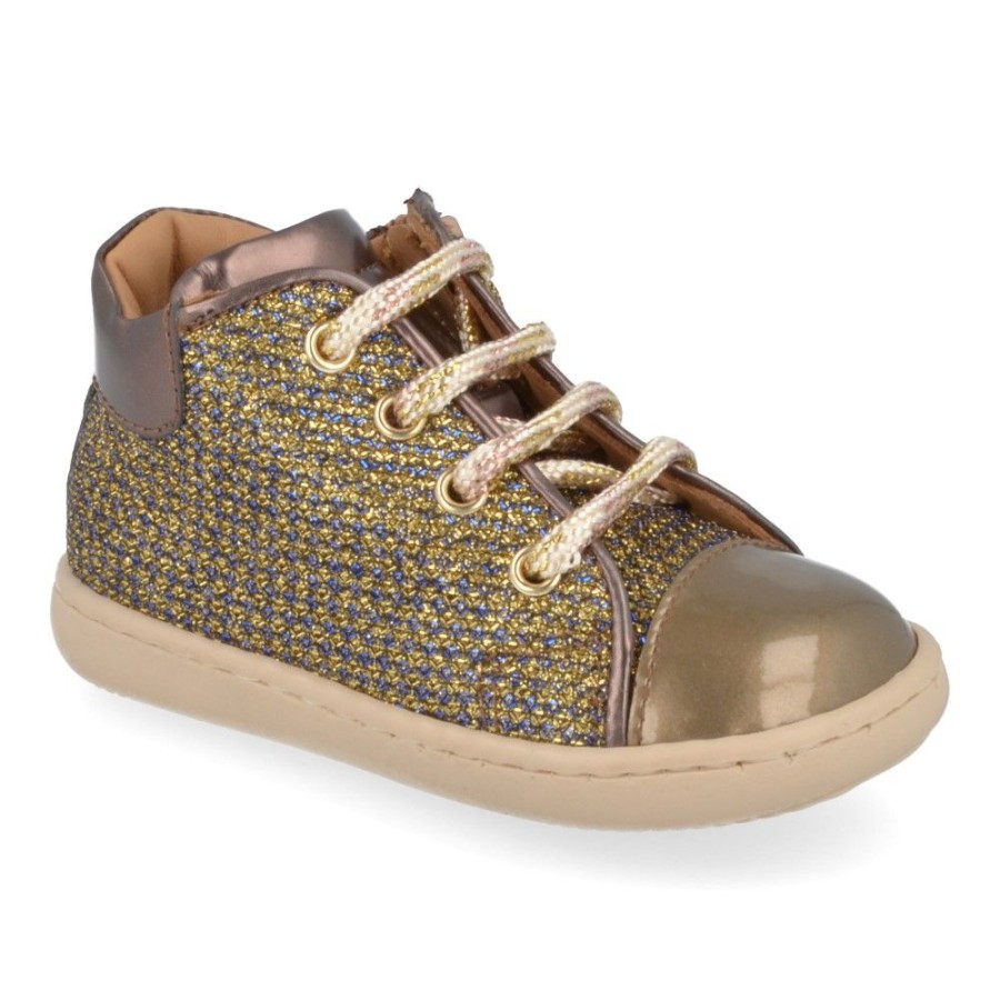 Children'S Shoes For Meisjes zecchino d'oro | Zecchino D'Oro Sneakers Bronze Girls (N12-1044) - Junior Steps