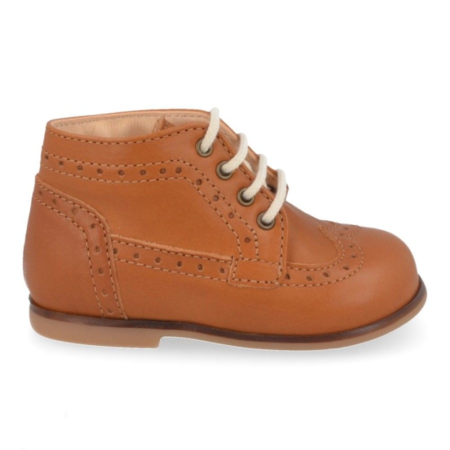 Children'S Shoes For Jongens ocra | Ocra Lace Shoe Cognac Boys (C790) - Junior Steps