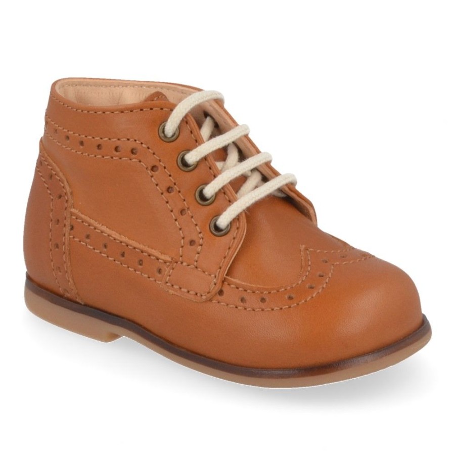 Children'S Shoes For Jongens ocra | Ocra Lace Shoe Cognac Boys (C790) - Junior Steps