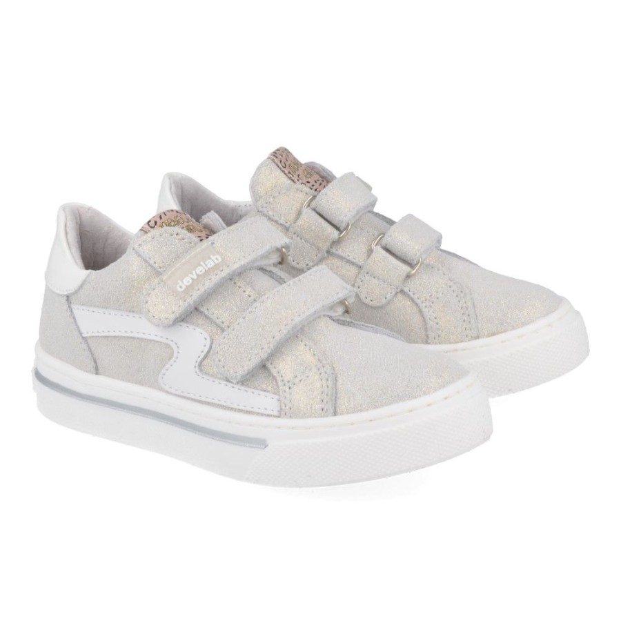 Children'S Shoes For Meisjes develab | Develab Sneakers Silver Girls (42636) - Junior Steps