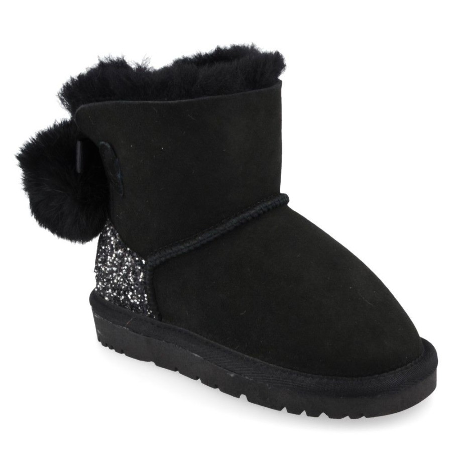 Children'S Shoes For Meisjes collonil | Le Choix D'Annabelle Short Boots Black Girls (Lk1807) - Junior Steps