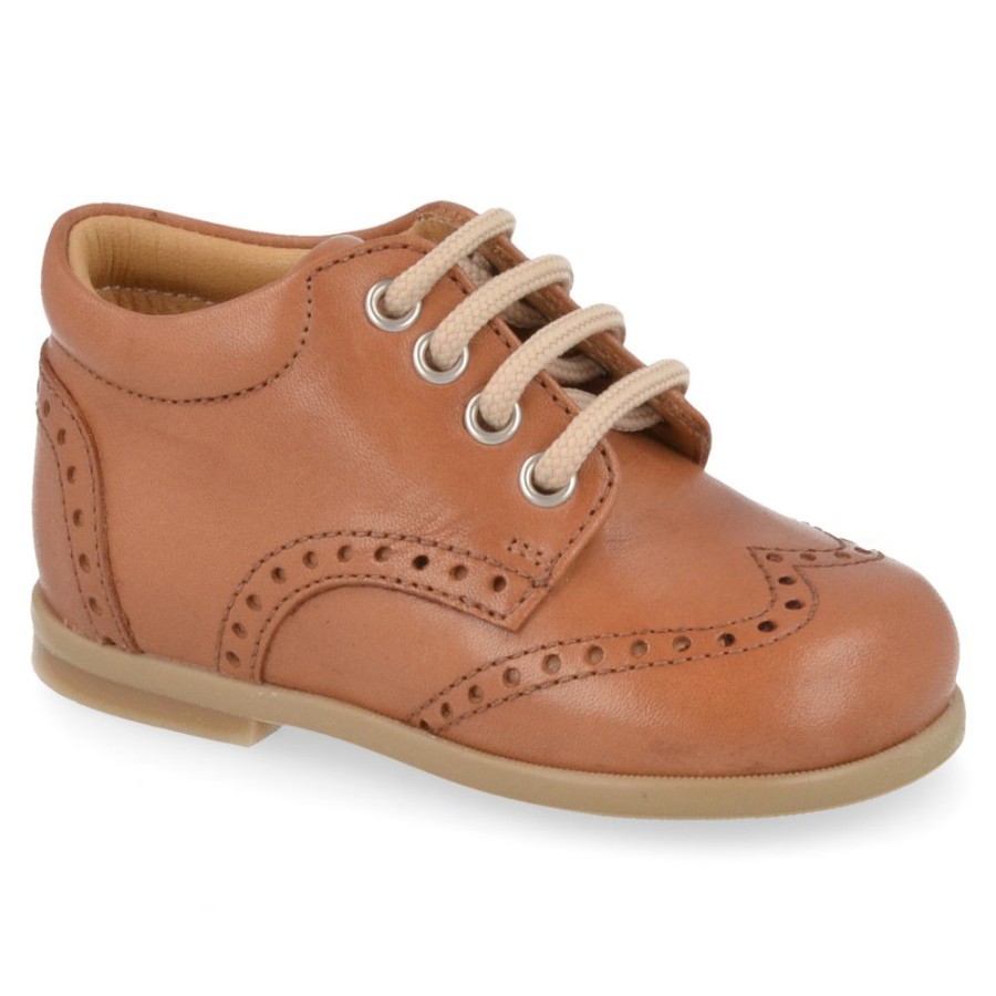 Children'S Shoes For Jongens zecchino d'oro | Zecchino D'Oro Lace Shoe Cognac Boys (1175) - Junior Steps