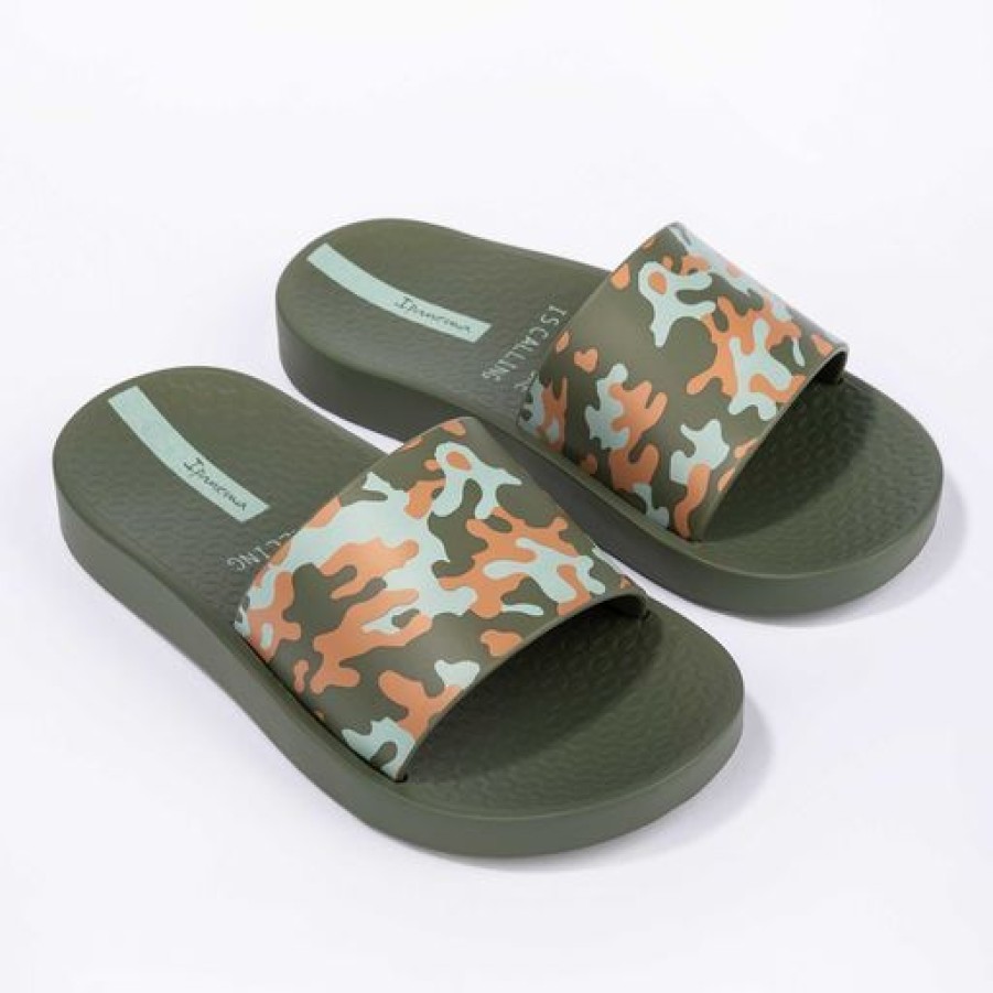 Children'S Shoes For Jongens Ipanema | Ipanema Flip-Flops Khaki Boys (83349 Ah869) - Junior Steps