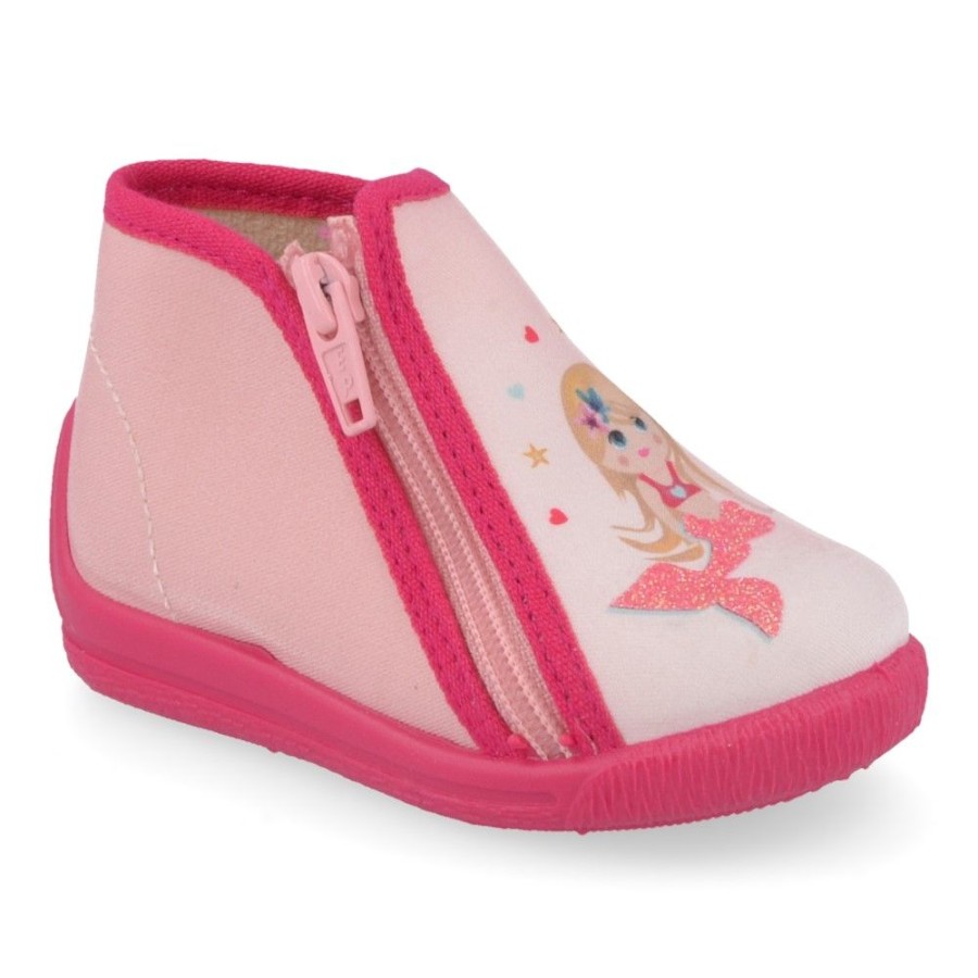 Children'S Shoes For Meisjes bellamy | Bellamy Slippers Pink Girls (736003 Paule Sirene) - Junior Steps