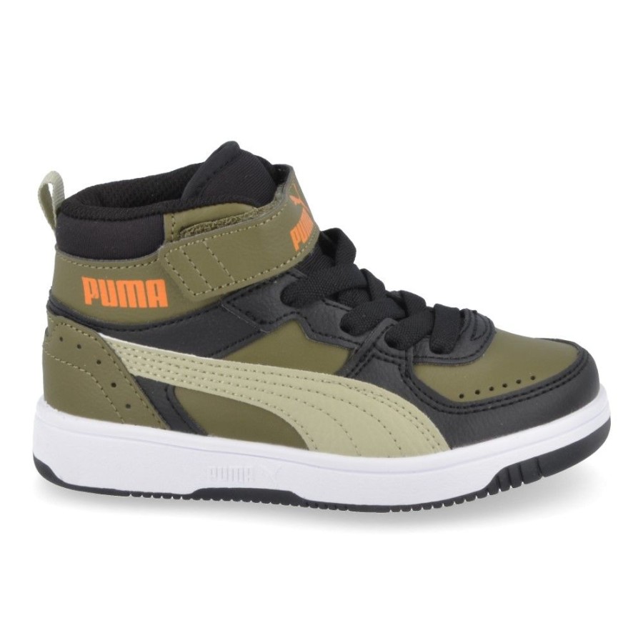 Children'S Shoes For Jongens puma | Puma Sports And Play Shoes Khaki (388448-02 / 388447-02) - Junior Steps