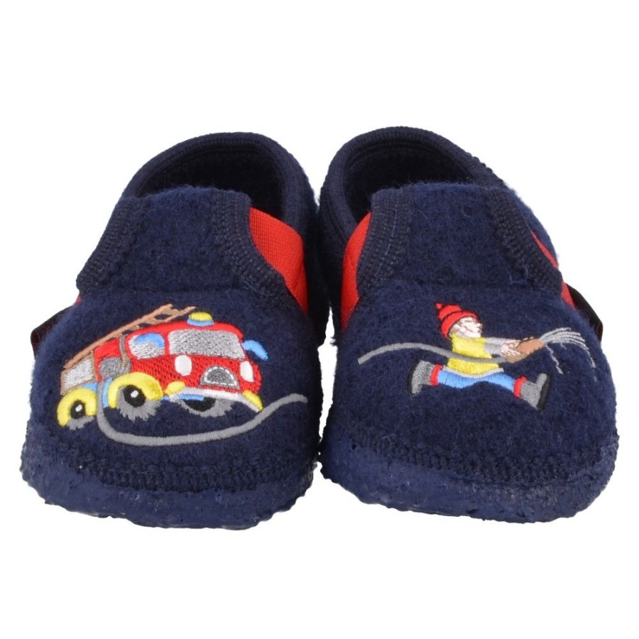 Children'S Shoes For Jongens giesswein | Giesswein Slippers Blue Boys (41547) - Junior Steps