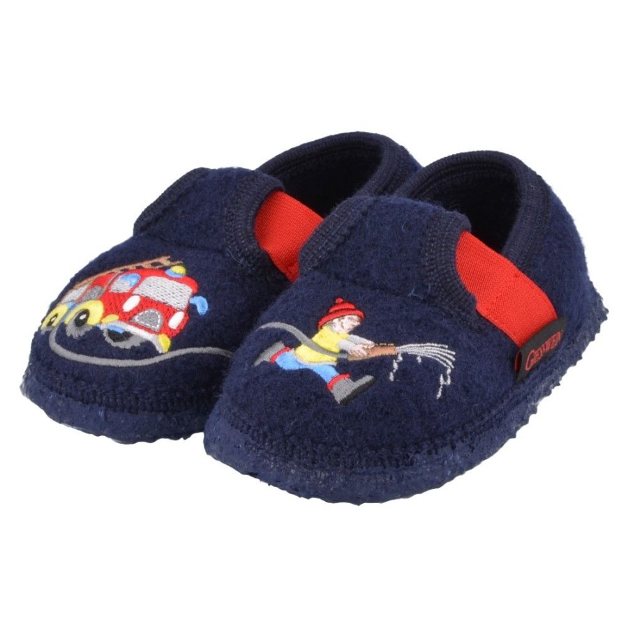 Children'S Shoes For Jongens giesswein | Giesswein Slippers Blue Boys (41547) - Junior Steps