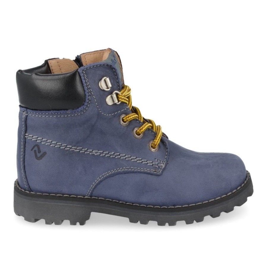 Children'S Shoes For Jongens shoeboy | Lunella Lace-Up Boots Blue Boys (20203) - Junior Steps