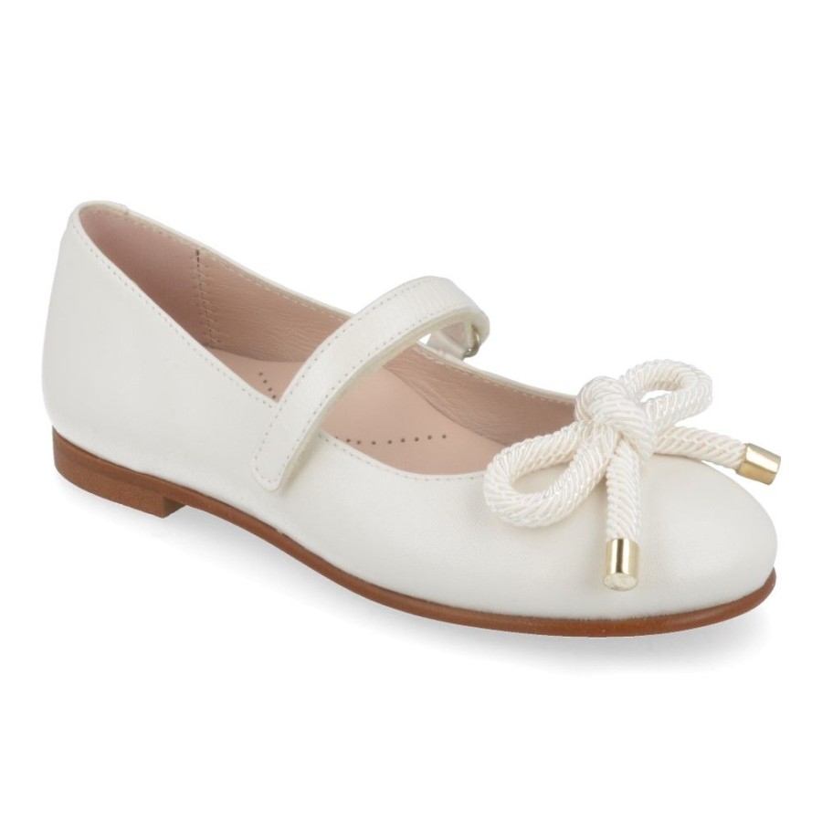 Children'S Shoes For Meisjes collonil | Beberlis Ballerina Ecru Girls (23068) - Junior Steps