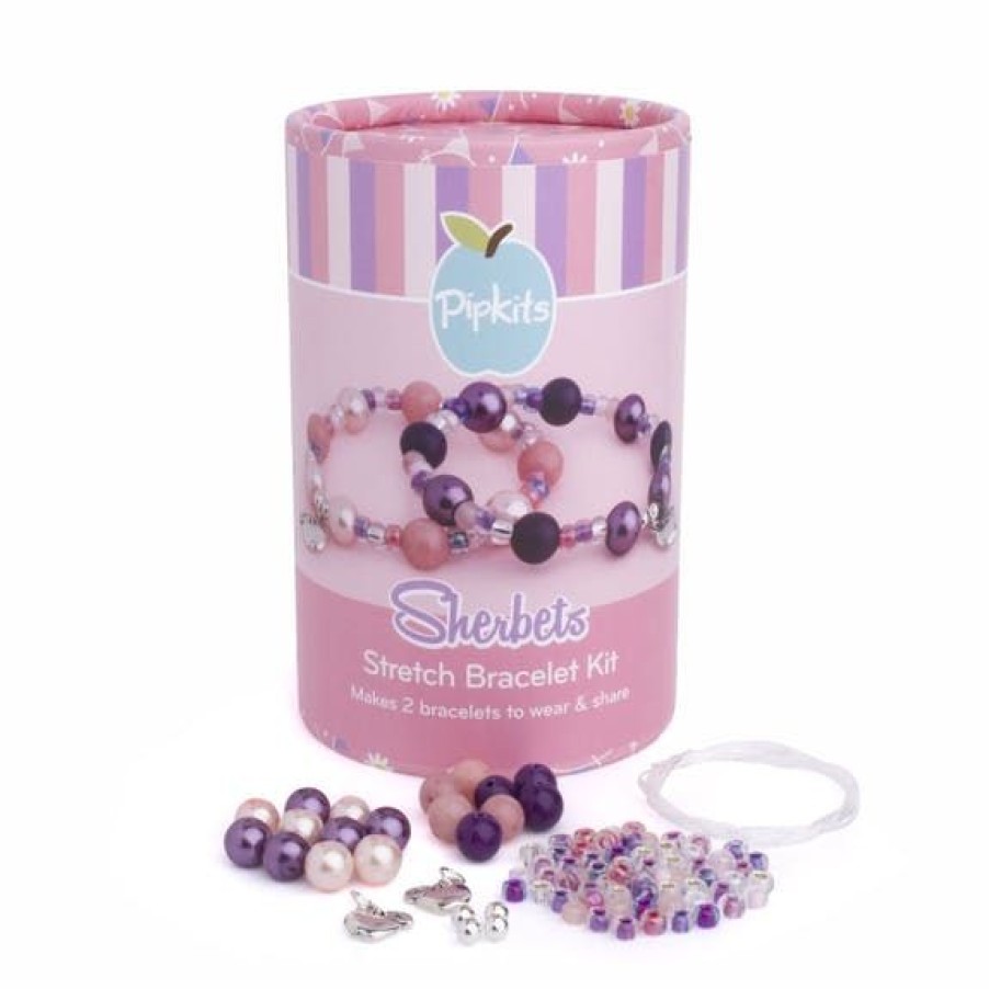 Accessories pipkits | Pipkits Bracelets Pink Girls (Scherbets Stretch Bracelet Kid) - Junior Steps