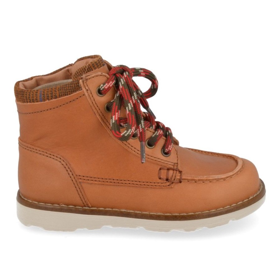 Children'S Shoes For Jongens romagnoli | Romagnoli Lace-Up Boots Cognac Boys (3770R338) - Junior Steps