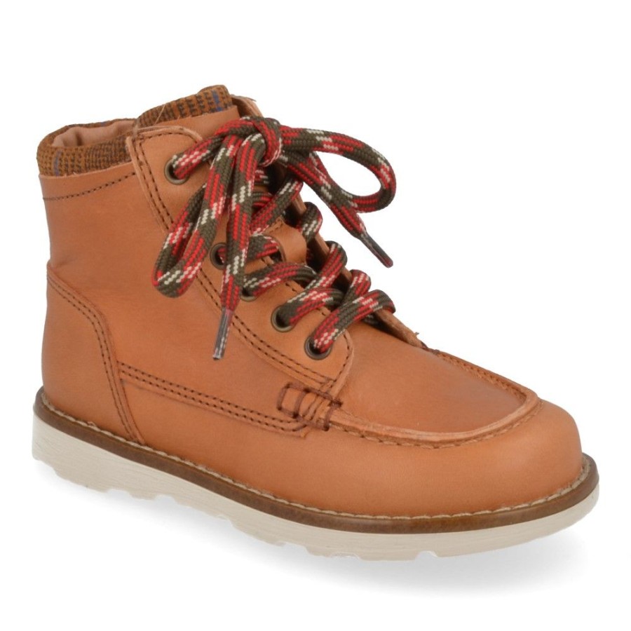 Children'S Shoes For Jongens romagnoli | Romagnoli Lace-Up Boots Cognac Boys (3770R338) - Junior Steps