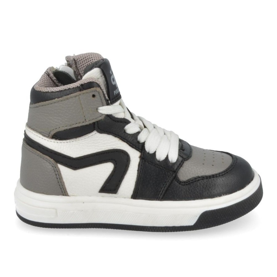 Children'S Shoes For Jongens shoeboy | Pinocchio Sneakers Grey (P1012) - Junior Steps