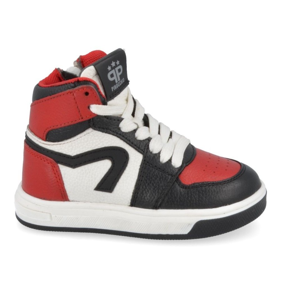 Children'S Shoes For Jongens shoeboy | Pinocchio Sneakers Red (P1012) - Junior Steps