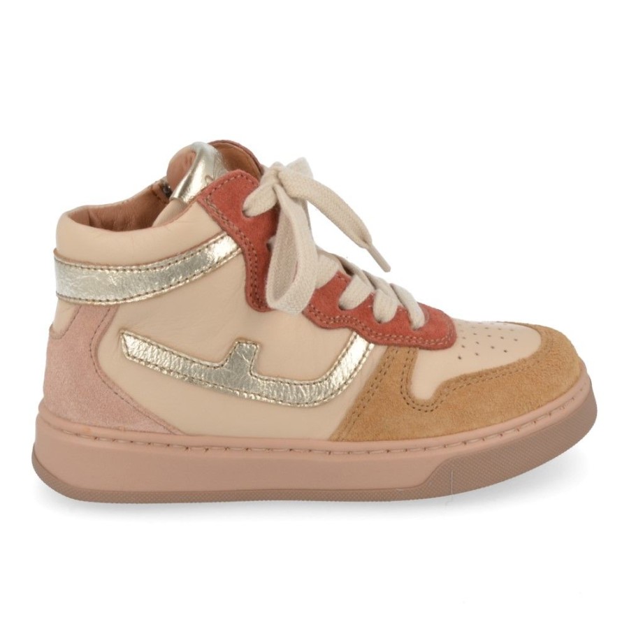 Children'S Shoes For Meisjes franco romagnoli | Franco Romagnoli Sneakers Beige Girls (3560F128) - Junior Steps