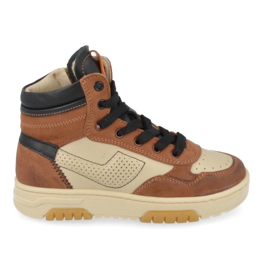 Children'S Shoes For Jongens stones and bones | Stones And Bones Sneakers Cognac Boys (Ricet) - Junior Steps