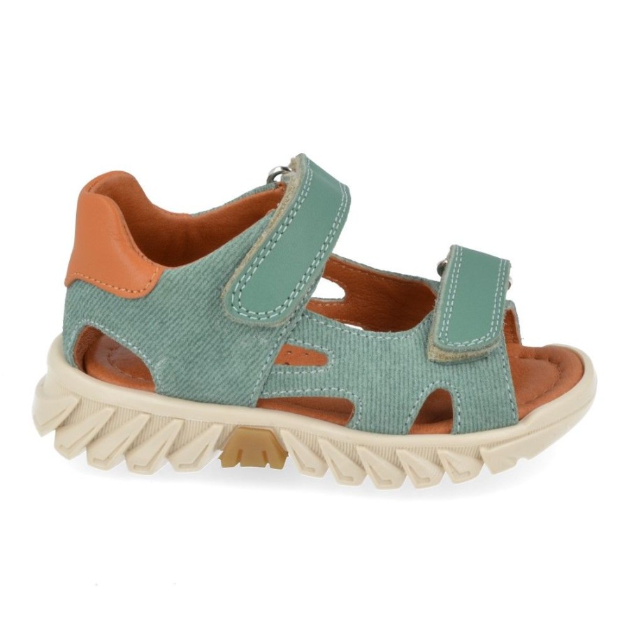 Children'S Shoes For Jongens romagnoli | Romagnoli Sandals Green Boys (2401R884) - Junior Steps