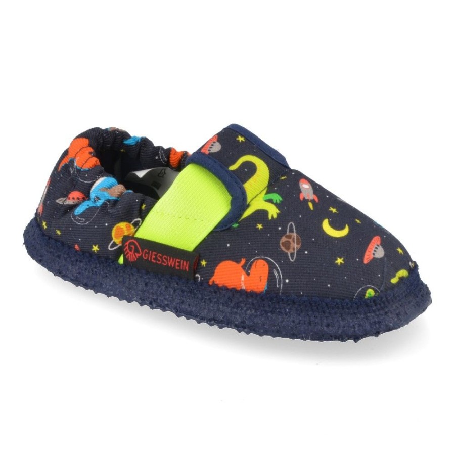 Children'S Shoes For Jongens giesswein | Giesswein Slippers Blue Boys (41027/548) - Junior Steps