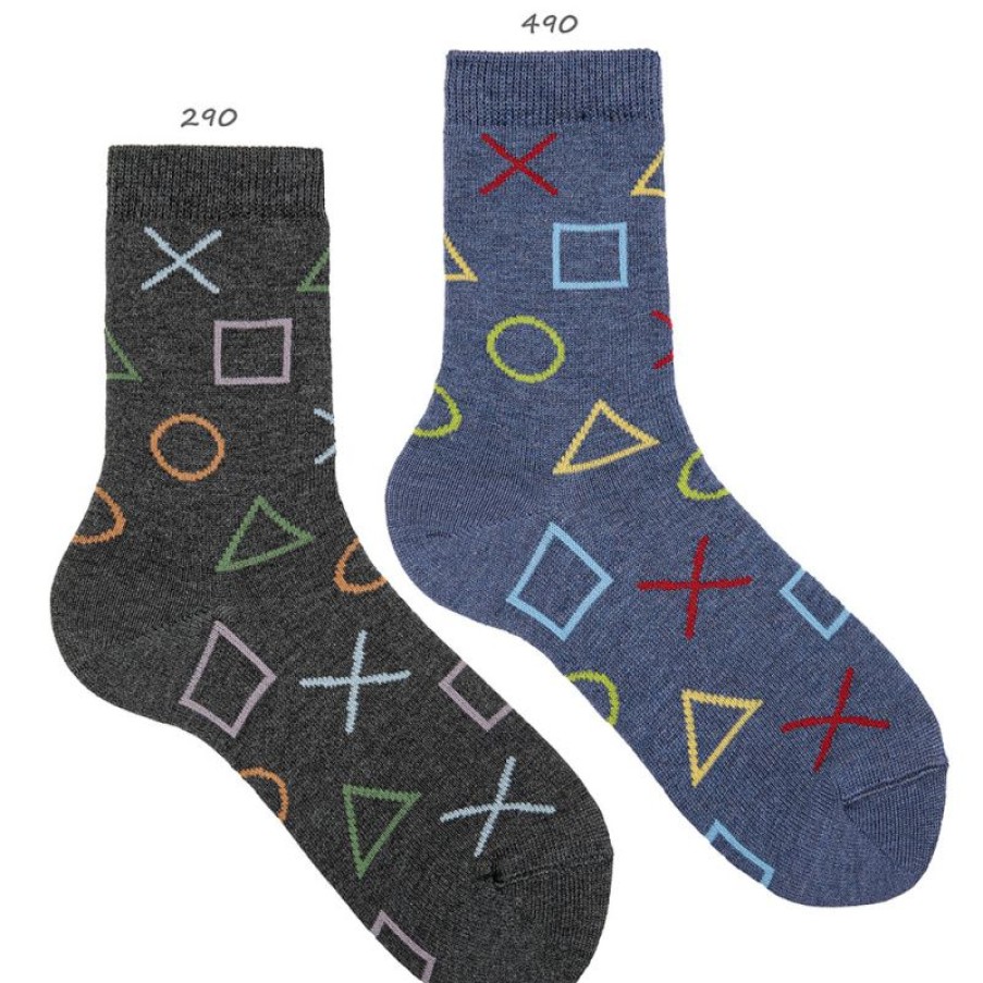 Accessories condor | Condor Socks Grey (3.908/4 Col. 290) - Junior Steps