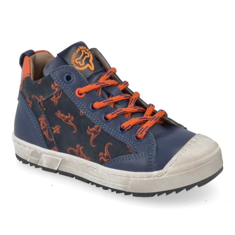 Children'S Shoes For Jongens stones and bones | Stones And Bones Sneakers Blue Boys (Dalos) - Junior Steps