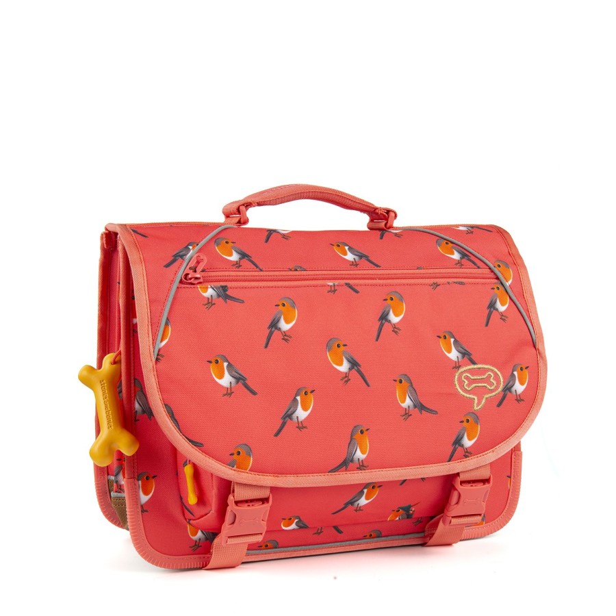 Bags stones and bones | Stones And Bones School Bag Red Girls (Lily 23008) - Junior Steps