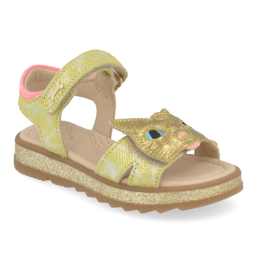 Children'S Shoes For Meisjes stones and bones | Stones And Bones Sandals Yellow Girls (Cates) - Junior Steps