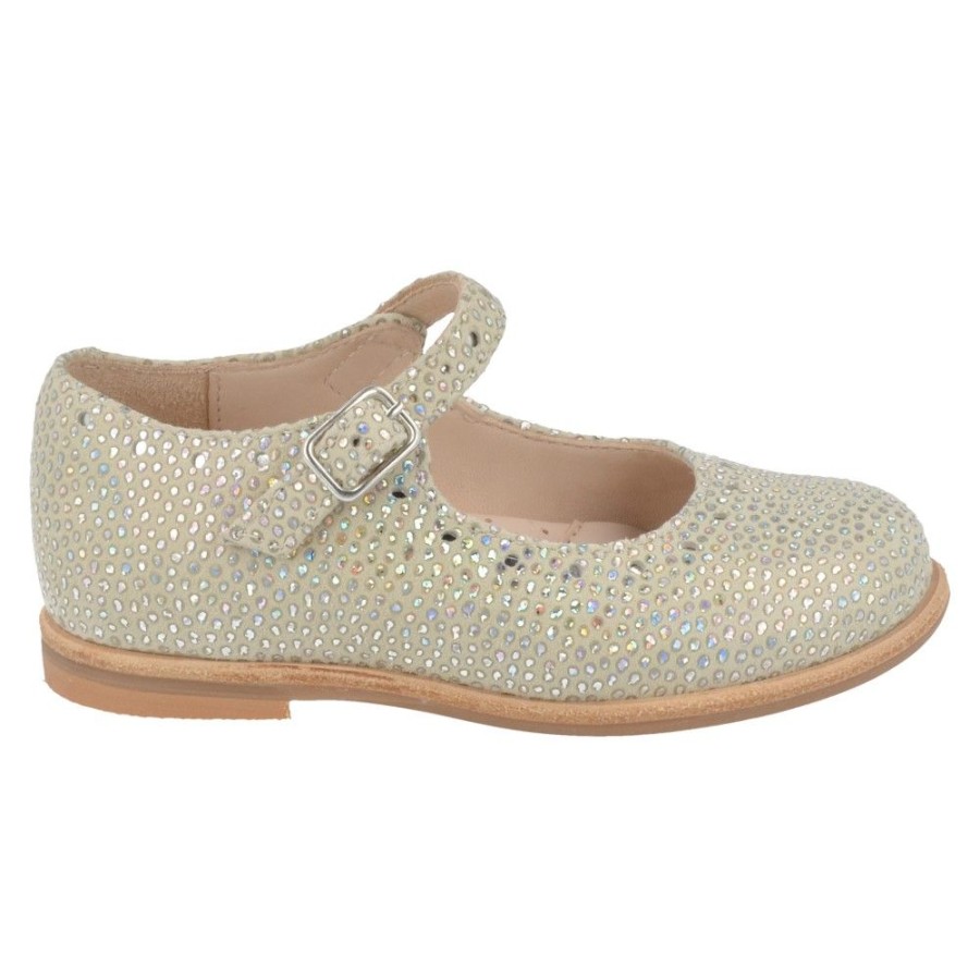 Children'S Shoes For Meisjes Manuela de Juan | Manuela De Juan Ballerina Silver Girls (S2299) - Junior Steps