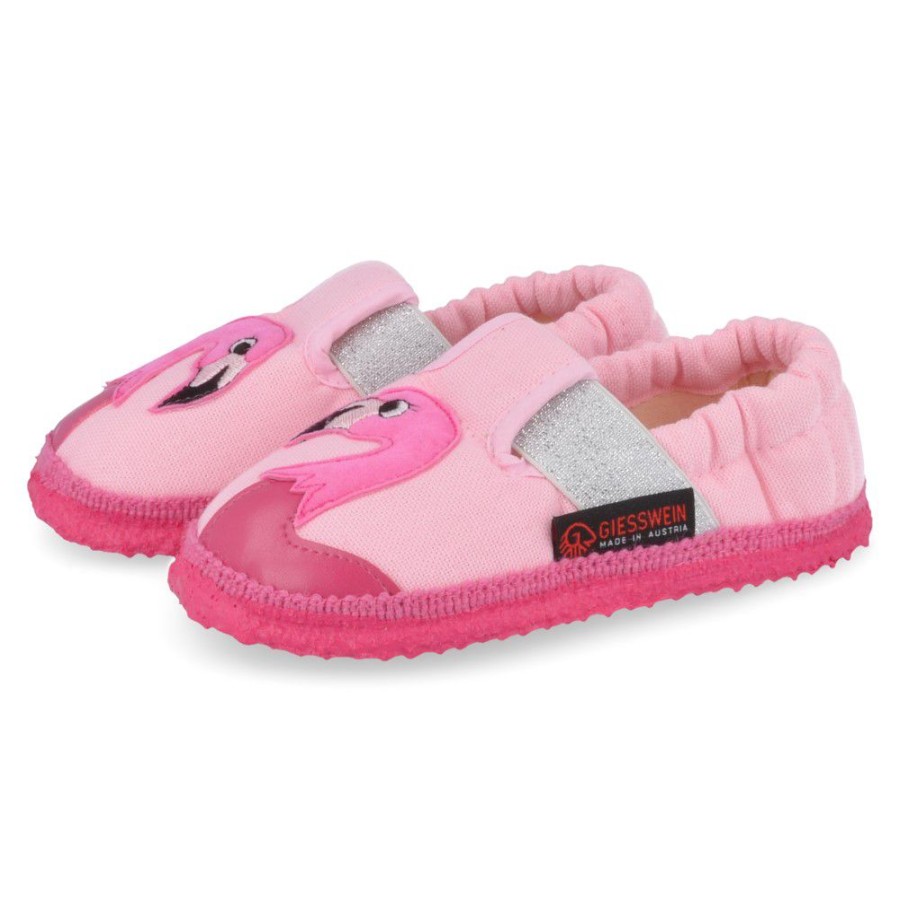 Children'S Shoes For Meisjes giesswein | Giesswein Slippers Pink Girls (71/10/52036) - Junior Steps