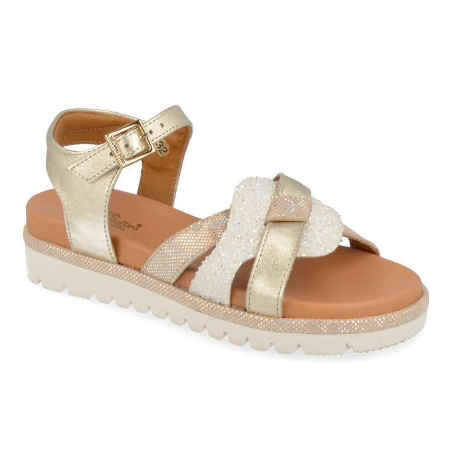 Children'S Shoes For Meisjes zecchino d'oro | Zecchino D'Oro Sandals Gold Girls (F36-6607) - Junior Steps