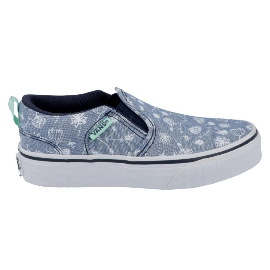 Children'S Shoes For Meisjes vans | Vans Sneakers Blue Girls (Va38Dsmnd) - Junior Steps