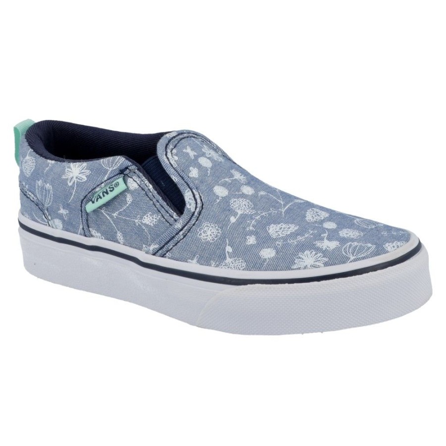 Children'S Shoes For Meisjes vans | Vans Sneakers Blue Girls (Va38Dsmnd) - Junior Steps