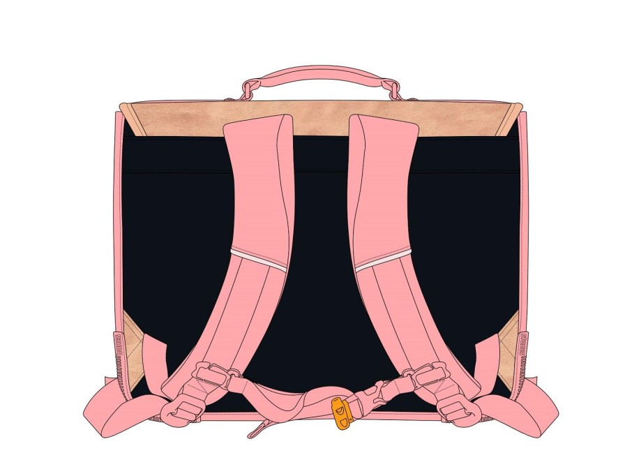 Bags stones and bones | Stones And Bones School Bag Pink Girls (Lily 18262) - Junior Steps